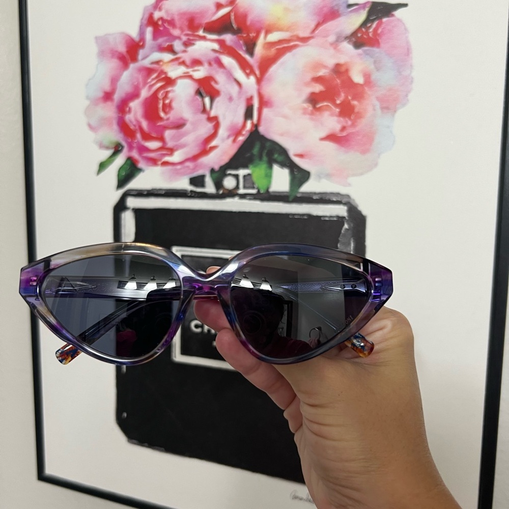 Missoni Purple Cat-Eye Sunglasses